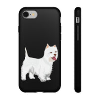 West Highland White Terrier Tough Cell Phone Cases, Impact Resistant, Matte or Glossy, FREE Shipping, Made in USA!!