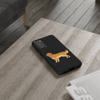 Golden Retriever Cell Phone Cases, Samsung, iPhone, Google, Impact Resistant, Dual Layer for Protection, FREE Shipping, Made in USA!!
