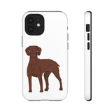 Vizsla Tough Cell Phone Cases, 19 Cases, Samsung and iPhone, Impact Resistant, Made in the USA!!