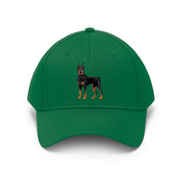 Doberman Pinscher Unisex Twill Hat