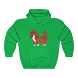 Ruby Cavalier King Charles Spaniel Unisex Heavy Blend™ Hooded Sweatshirt, S - 5XL, 12 Colors, Cotton/Polyester, Made in the USA!!