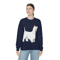 West Highland White Terrier Unisex Heavy Blend™ Crewneck Sweatshirt, S - 5XL, Cotton/Polyester, FREE Shipping, Made in USA!!