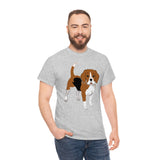 Beagle Unisex Heavy Cotton Tee, Made in the USA!!