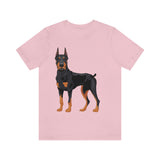 Doberman Pinscher Unisex Jersey Short Sleeve Tee