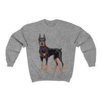 Doberman Pinscher Unisex Heavy Blend™ Crewneck Sweatshirt