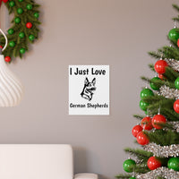 German Shepherd Premium Matte vertical posters, 7 Sizes, Matte Finish, Museum Grade Paper, FREE Shipping, Made in USA!!