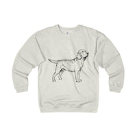 Labrador Retriever Sweatshirt, Unisex Heavyweight Fleece Crew