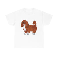 Ruby Cavalier King Charles Spaniel Unisex Heavy Cotton Tee, 12 Colors, S - 5XL, 100% Cotton, FREE Shipping, Made in USA!!