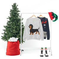Dachshund Unisex Heavy Blend™ Crewneck Sweatshirt, S - 2XL, 14 Colors, Cotton/Polyester, Medium Fabric, FREE Shipping, Made in USA!!