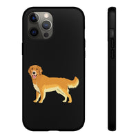 Golden Retriever Cell Phone Cases, Samsung, iPhone, Google, Impact Resistant, Dual Layer for Protection, FREE Shipping, Made in USA!!