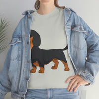 Dachshund Unisex Heavy Cotton Tee, S - 5XL, 12 Colors, Light Fabric, FREE Shipping, Made in USA!!
