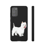 West Highland White Terrier Tough Cell Phone Cases, Impact Resistant, Matte or Glossy, FREE Shipping, Made in USA!!
