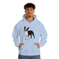 Boston Terrier Unisex Heavy Blend™ Hooded Sweatshirt, S - 5XL, 12 Colors, Cotton/Polyester, FREE Shipping, Made in USA!!