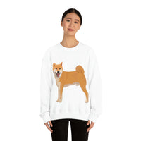 Shiba Inu Unisex Heavy Blend™ Crewneck Sweatshirt, S - 3XL, 6 Colors, Cotton/Polyester, Medium Heavy Fabric, FREE Shipping, Made in USA!!