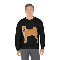 Shiba Inu Unisex Heavy Blend™ Crewneck Sweatshirt, S - 3XL, 6 Colors, Cotton/Polyester, Medium Heavy Fabric, FREE Shipping, Made in USA!!