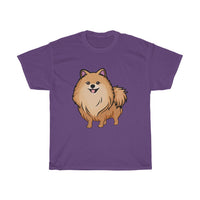Pomeranian Unisex Heavy Cotton Tee, Made in USA