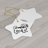 Shih Tzu Ceramic Ornaments