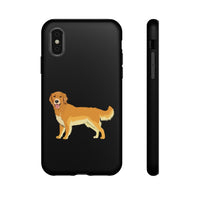 Golden Retriever Cell Phone Cases, Samsung, iPhone, Google, Impact Resistant, Dual Layer for Protection, FREE Shipping, Made in USA!!