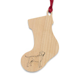 Labrador Retriever Wooden Ornaments, 6 Shapes, Magnetic Back, Red Ribbon, FREE Shipping, Made in USA!!