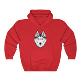 Siberian Husky Unisex Heavy Blend™ Hooded Sweatshirt, S - 5XL, 12 Colors, FREE Shipping, Made in USA!!