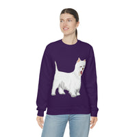 West Highland White Terrier Unisex Heavy Blend™ Crewneck Sweatshirt, S - 5XL, Cotton/Polyester, FREE Shipping, Made in USA!!