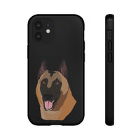 Belgian Malinois Tough Cell Phone Cases, Two Layers, Impact Resistant, Made in USA!!