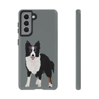 Border Collie Tough Cell Phone Cases, iPhone, Samsung, 2 Layer Case, Impact Resistant, Photographic Print Quality, FREE Shipping, Made in the USA!!