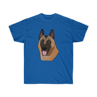 Belgian Malinois Unisex Ultra Cotton Tee, Short Sleeve, T Shirt, Men, Women, Made in USA!!