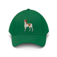Brittany Unisex Twill Hat, 9 Colors, 100% Cotton Twill, Made in the USA!!