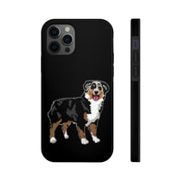Australian Shepherd Case Mate Tough Cell Phone Cases, Wireless Charging, Extremely Strong Plastic, FREE Shipping, Made in USA!!