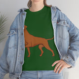 Rhodesian Ridgeback Unisex Heavy Cotton Tee, S - 5XL, 12 Colors, Cotton, Medium Fabric, FREE Shipping, Made in USA!!