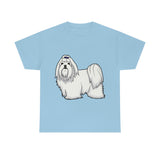 Maltese Unisex Heavy Cotton Tee, S - 5XL, 12 Colors, 100% Cotton, Medium Fabric, FREE Shipping, Made in USA!!