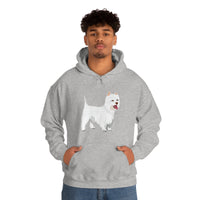 West Highland White Terrier Unisex Heavy Blend™ Hooded Sweatshirt, S - 5XL, Cotton/Polyester, FREE Shipping, Made in USA!!