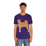 Shiba Inu Unisex Jersey Short Sleeve Tee, S - 3XL, 16 Colors, 100% Cotton, Light Fabric, FREE Shipping, Made in USA!!