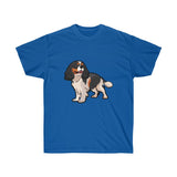 Tricolor Cavalier King Charles Spaniel Unisex Ultra Cotton Tee