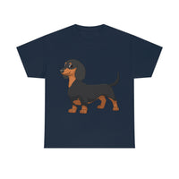 Dachshund Unisex Heavy Cotton Tee, S - 5XL, 12 Colors, Light Fabric, FREE Shipping, Made in USA!!