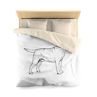 Labrador Retriever Microfiber Duvet Cover