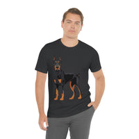 Doberman Pinscher Unisex Jersey Short Sleeve Tee