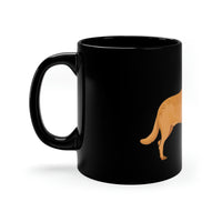 Chesapeake Bay Retriever 11oz Black Mug, Ceramic, FREE Shipping, Made in USA!!