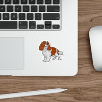 Cavalier King Charles Spaniel Die-Cut Stickers, 5 Image Sizes, Water Resistant Vinyl, Indoor/Outdoor, Matte Finish, FREE Shipping, Made in USA!!