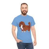 Ruby Cavalier King Charles Spaniel Unisex Heavy Cotton Tee, 12 Colors, S - 5XL, 100% Cotton, FREE Shipping, Made in USA!!