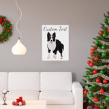 Border Collie Premium Matte vertical posters, 7 Sizes, Customizable, Personalized, FREE Shipping, Made in the USA!!