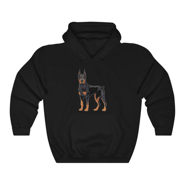 Doberman Pinscher Unisex Heavy Blend™ Hooded Sweatshirt