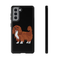 Ruby Cavalier King Charles Spaniel Tough Cases, Matte/Glossy, Outer Shell, 2 Layer Case For Protection, Over 30 Cases!!