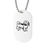 Shih Tzu Dog Tag Necklace