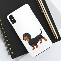 Dachshund Case Mate Tough Phone Cases, Impact Resistant, Wireless Charging, FREE Shipping, Made in USA!!