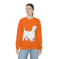 West Highland White Terrier Unisex Heavy Blend™ Crewneck Sweatshirt, S - 5XL, Cotton/Polyester, FREE Shipping, Made in USA!!