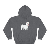 West Highland White Terrier Unisex Heavy Blend™ Hooded Sweatshirt, S - 5XL, Cotton/Polyester, FREE Shipping, Made in USA!!