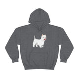 West Highland White Terrier Unisex Heavy Blend™ Hooded Sweatshirt, S - 5XL, Cotton/Polyester, FREE Shipping, Made in USA!!