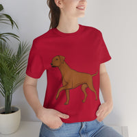 Rhodesian Ridgeback Unisex Jersey Short Sleeve Tee, S - 3XL, 16 Colors, Light Fabric Cotton, FREE Shipping, Made in USA!!